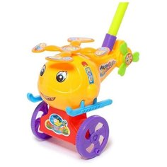 Каталка на палке "Вертолёт", цвета микс Нет бренда