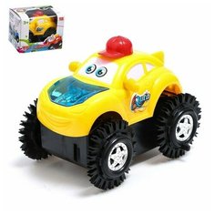 Машина-перевёртыш «Кабриолет», работает от батареек, световые эффекты, цвета микс Noname