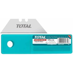 Лезвия (трапеция) для универсального ножа 61X19mm 10шт TOTAL