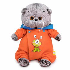 Мягкая игрушка BUDI BASA BB-075 Басик BABY в комбинезоне с монстриком 20 см