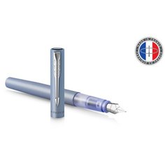 Ручка перьевая Parker Vector XL F21 (CW2159745) Silver Blue CT M сталь нержавеющая подарочная коробка