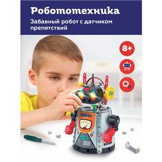 Роботехника. Забавный робот с датчиком препятствий On Time