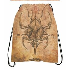 Сумка-мешок для обуви со знаком зодиака Рак №7 Migom