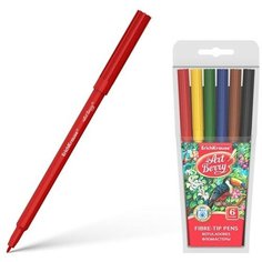 Фломастеры 6 цветов, ErichKrause ArtBerry, узел, 1-2 мм, микс Gold Market