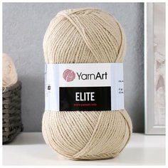 Пряжа "Elite" 100% акрил 300м/100г (848 беж) Yarn Art