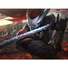 Плакат, постер на бумаге League of Legends: Yasuo/Лига Легенд: Ясуо/игровые/игра/компьютерные герои персонажи. Размер 21 на 30 см