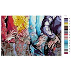 Картина по номерам V-508 "Дружба", 60x90 см Brushes Paints