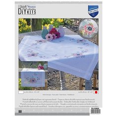 Vervaco Набор для вышивания скатерти Летние цветы 80 х 80 см PN-0168658