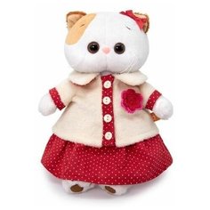 Мягкая игрушка Кошечка Ли-Ли в мягкой курточке, 27 см - подруга кота Басика / Буди Баса / Подарочная коробка в комплекте Budi Basa Collection