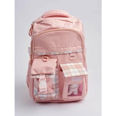Рюкзак (ранец) розовый школьный для девочек Нет бренда