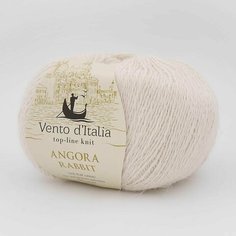 Пряжа VentodItalia Angora rabbit 07 Венто дИталия Ангора Раббит, 70% пух ангорского кролика, 30% нейлон, 50 г, 350 м, 1 моток.