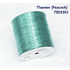 Пряжа Raffia Ispie (Рафия), 100% целлюлоза, Павлин (Peacock) 7503301, 250 м