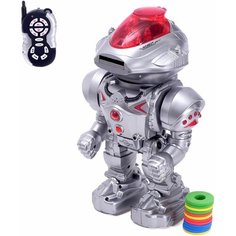 Робот радиоуправляемый Супербот, световые и звуковые эффекты, стреляет, работает от батареек Nosochki Xoxotochki