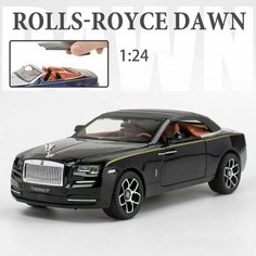 Машинка металлическая Rolls Roys Dawn 1:24, Коллекционная модель для взрослых, Игрушечный автомобиль с звуковыми и световыми эффектами для детей Элемент