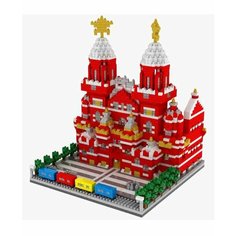 Конструктор 3Д из миниблоков RTOY площадь, Москва, 2384 деталей - YZ067