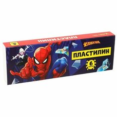 Пластилин 6 цветов 90 г "Человек-паук" Disney