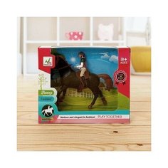 Набор игровой лошадка с куклой, с аксессуарами 4387966 .