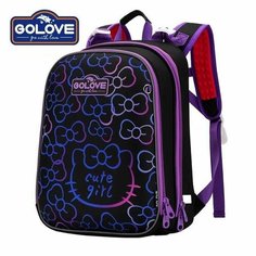 Школьный ранец GoLove "CUTE GIRL" ортопедическая спинка, Арт. 71377-26