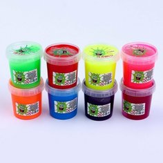 Слайм –Плюх "Новый Год", контейнер, 140 гр. Ассорти