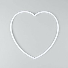 Основа для творчества и декора «Сердце» набор 2 шт, размер 1 шт. — 30 × 30 × 0,73 см