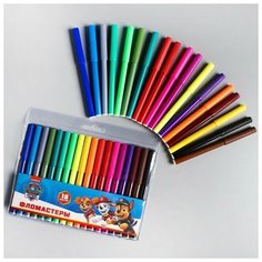 Фломастеры цветные, 18 цветов, PAW PATROL Нет бренда