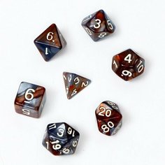 Время игры Набор кубиков для D&D (Dungeons and Dragons, ДнД) "Время игры. Кварцит", серия: D&D, 7 шт