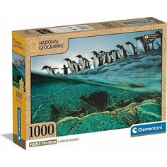 Пазл Clementoni 1000 деталей: Королевские пингвины