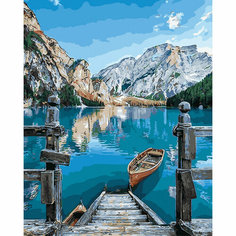 Картины по номерам арт. GX29450 Горное озеро 40х50 см Magic4 Hobby