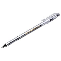 Ручка гелевая Crown "Hi-Jell" черная, 0,5мм, штрих-код, 5 штук