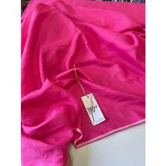 Ткань Блузочно-плательный однотонный лен, 1 м. Noname