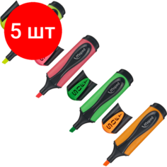 Комплект 5 наб, Набор текстовыделителей Maped FLUO PEPS ULTRA SOFT,1-5мм,4цв/наб,746047