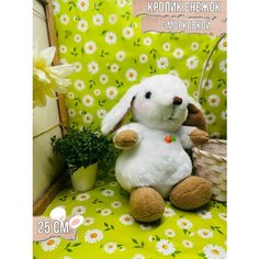 Мягкая игрушка зайка с морковкой "Стеша" 7 Toys