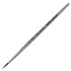 Кисть Синтетика круглая, HANA Воплощай № 3 (длина волоса 17 мм), короткая ручка матовая