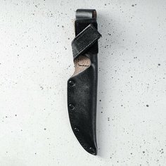 Чехол для ножа, под лезвие 13 см, на липучке, кожа Мастер