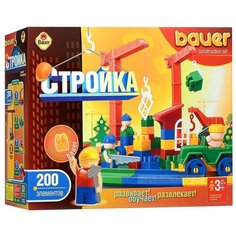 Конструктор стройка Bauer - 200 элементов Бауэр