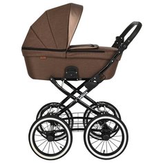 Коляска Pituso Leticia Classic Mocco+Кожа Brown Metalic/14d