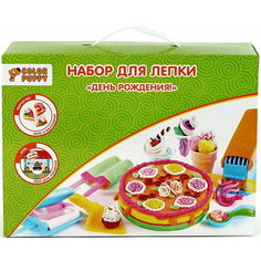 Набор для лепки "День рождения!" тесто 250 г, аксессуары Color Puppy
