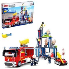 Sluban Конструктор Пожарный «Тушение метеостанции», 585 деталей