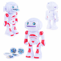 Робот "Алекс" стреляет дисками, в пакете КНР