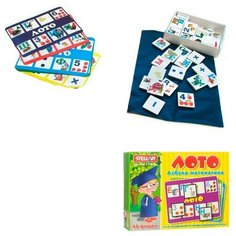 Лото Азбука Математика 00902 /16/ Стеллар