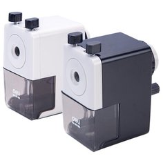 Точилка механическая Deli, 1 отв, со струбциной, картонная коробка, ассорти