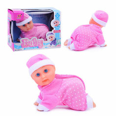 Пупс "Женечка" на батарейках, в коробке КНР