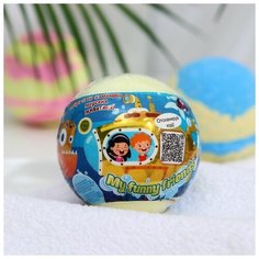 Laboratory Katrin Бомбочка для ванн My funny friends, с растущей игрушкой, 130 г Лаборатория Катрин