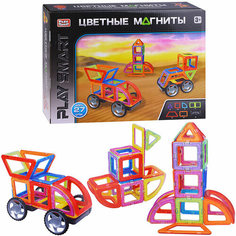 Конструктор магнитный 2472 "Цветные магниты" 27 дет, в коробке Play Smart