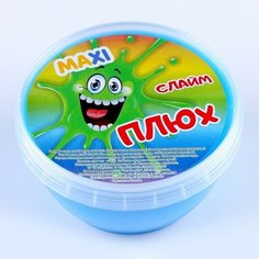 Слайм Плюх, контейнер 350 гр, голубой