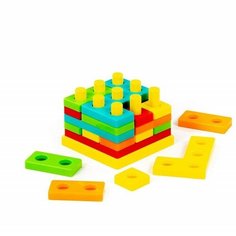 Полесье Развивающая игрушка «3D пазл» №1, 23 элемента