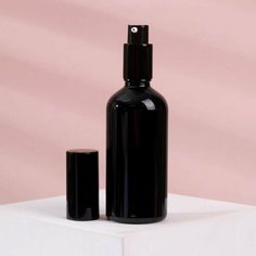 ONLITOP Бутылочка для хранения, с распылителем «Black», 100 мл, цвет чёрный