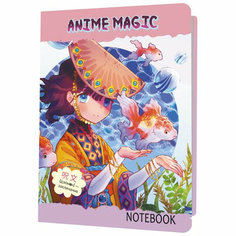 Блокнот 30 л Аниме MAGIC обложка девочка с рыбами 9785001417996 КОНТЭНТ