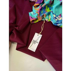 Ткань Костюмно-плательный однотонный хлопковый вельвет, 1 м. Noname