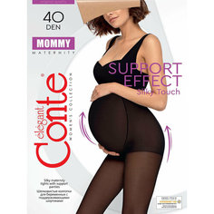 Колготки для беременных Conte MOMMY 40 den, LYCRA®, размер 3=M с х/б ластовицей, цвет Natural=Телесный